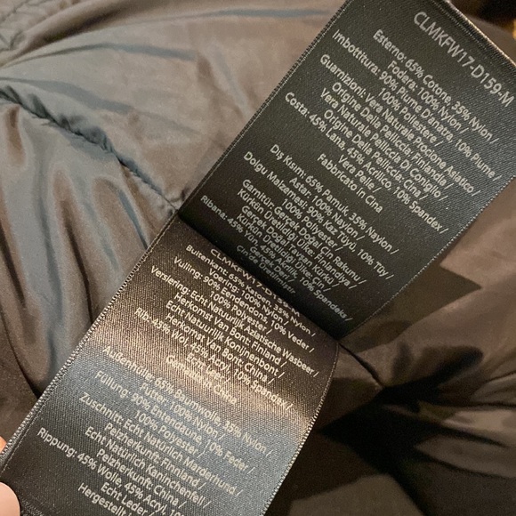 Mackage black parka luxurious down water-repellent rain windproof mid-length - Picture 15 of 15